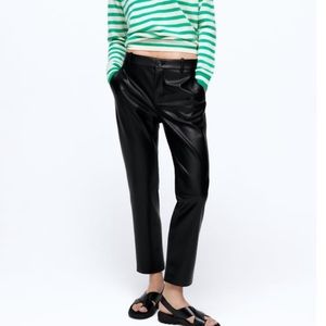 Zara Faux Leather Pants